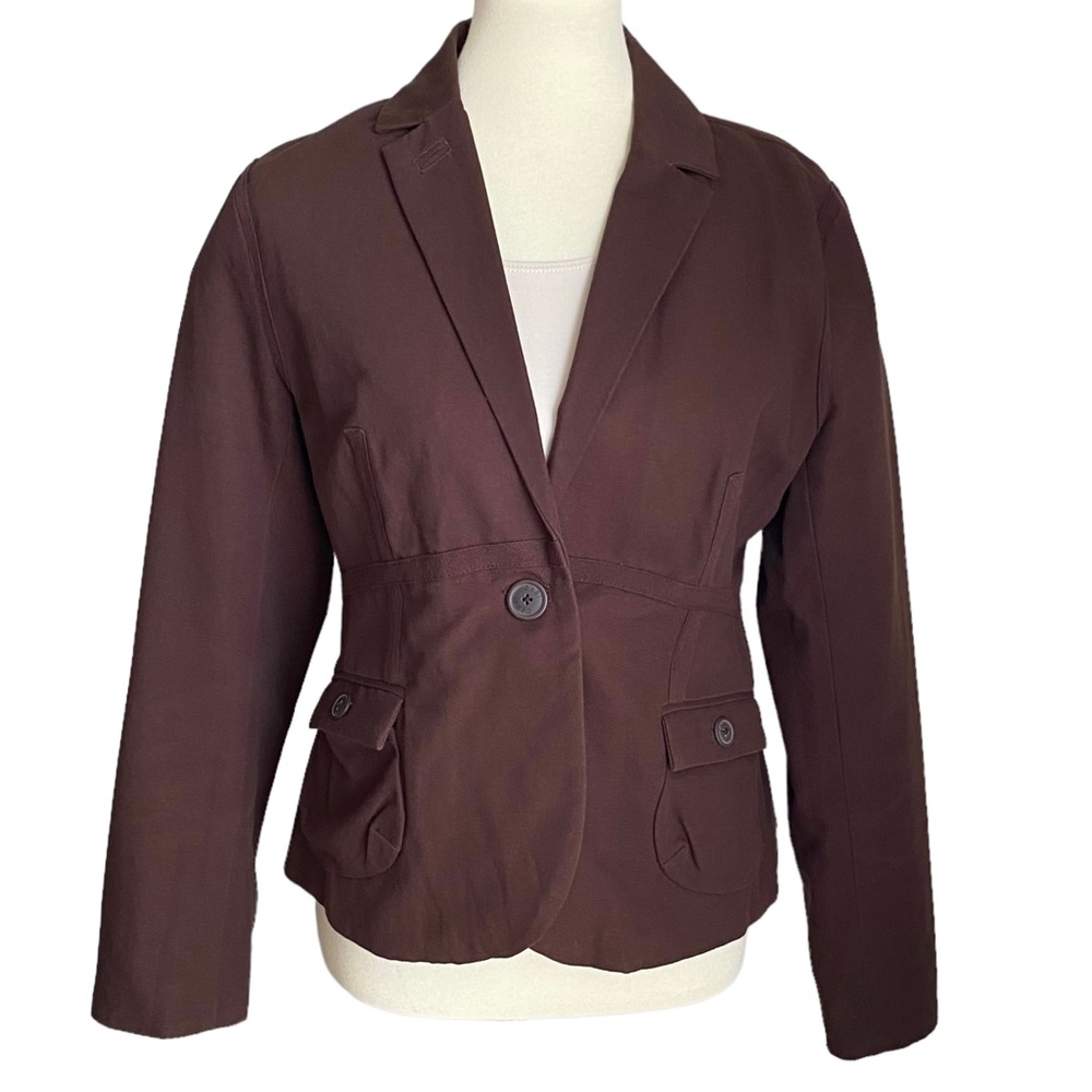 CAbi Jacket Blazer Brown Size 12